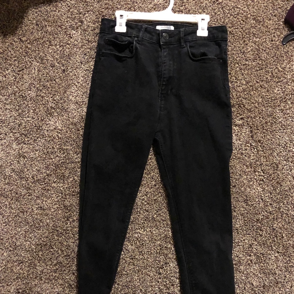 zara black jeans